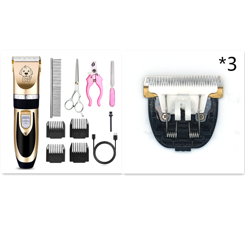 KFX-5189693 Rechargeable Cat Hair Clipper with Titanium Ceramic Blade and Adjustable Lengths