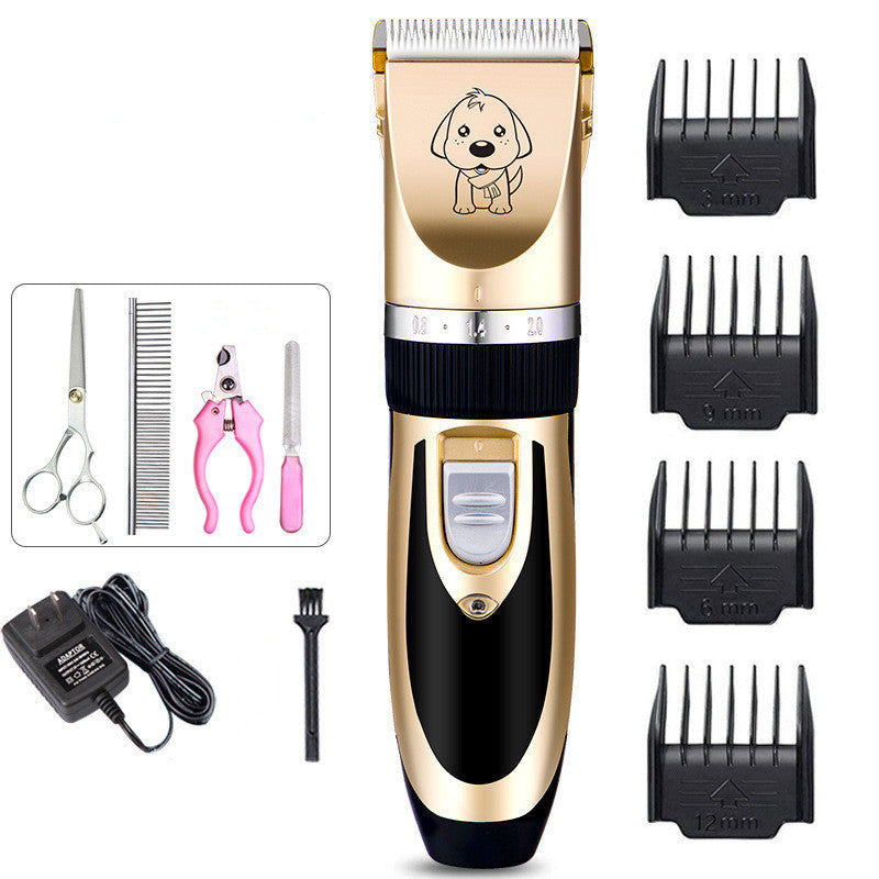 KFX-5189693 Rechargeable Cat Hair Clipper with Titanium Ceramic Blade and Adjustable Lengths