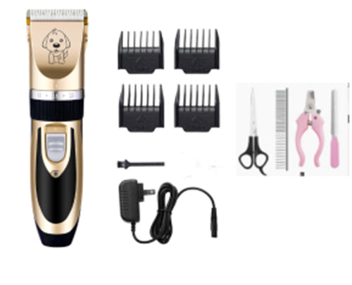 KFX-5189693 Rechargeable Cat Hair Clipper with Titanium Ceramic Blade and Adjustable Lengths