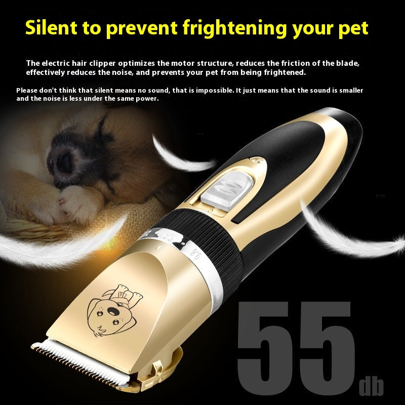 KFX-5189693 Rechargeable Cat Hair Clipper with Titanium Ceramic Blade and Adjustable Lengths