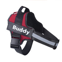 KFX-5189949 Reflective Adjustable Pet Harness with Breathable Design and Sturdy Handle