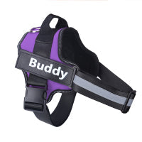KFX-5189949 Reflective Adjustable Pet Harness with Breathable Design and Sturdy Handle