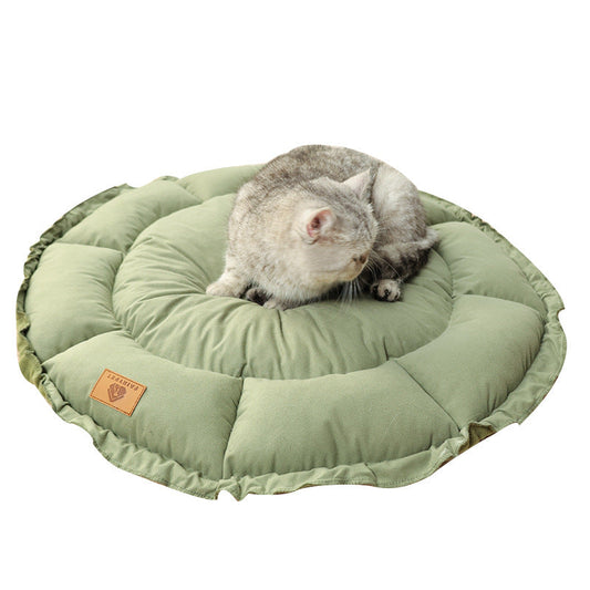 KFX-5191357 Reversible Donut Cat Bed for Indoor Cats – Versatile Dual-Use Design for Puppies and Kittens