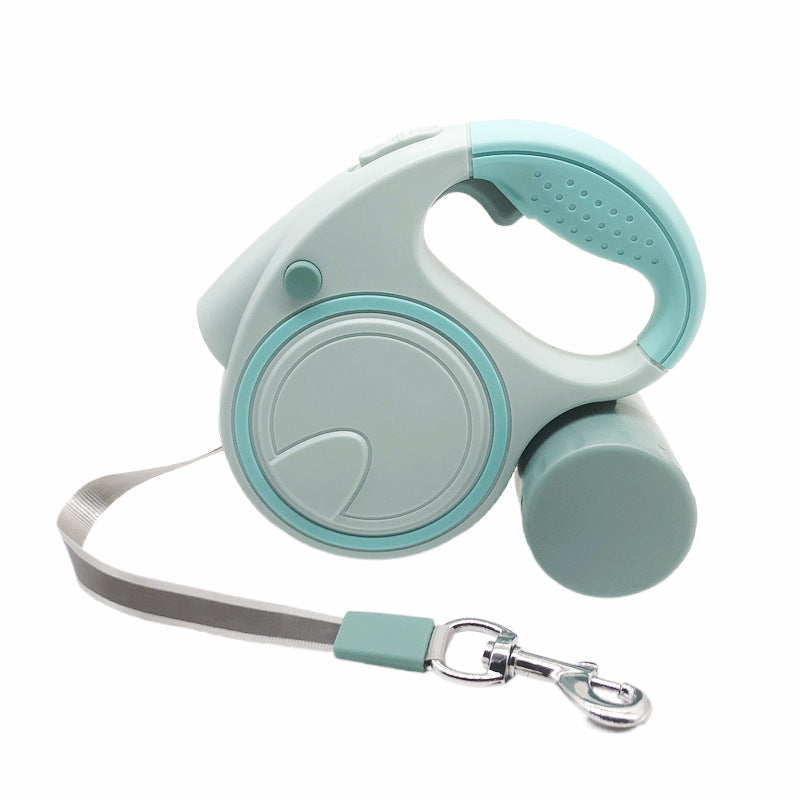 KFX-5193661 Automatic Retractable Pet Leash with Flashlight - Available in Multiple Colors