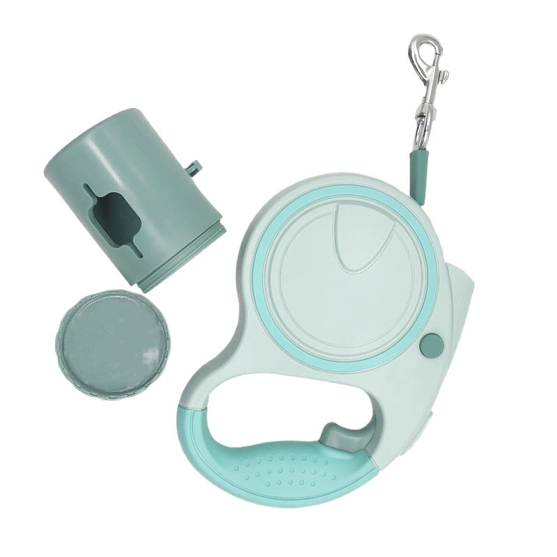 KFX-5193661 Automatic Retractable Pet Leash with Flashlight - Available in Multiple Colors