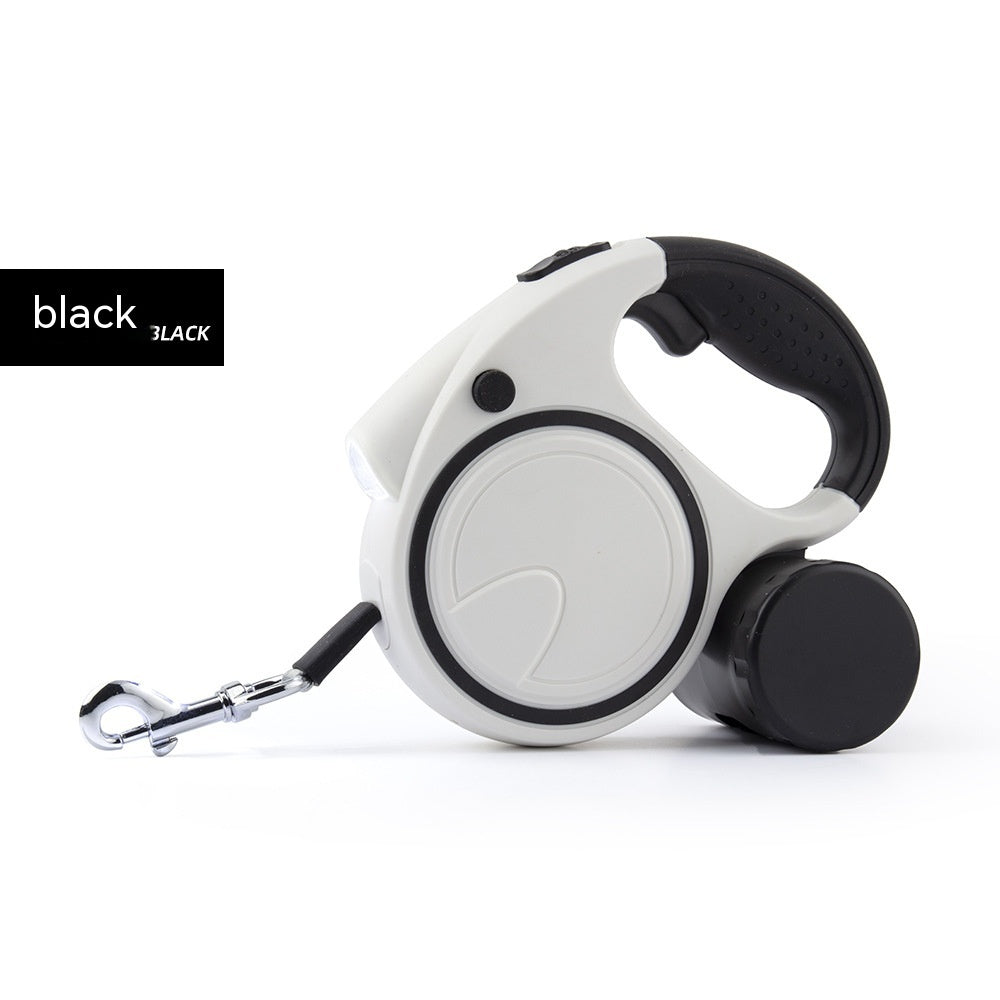 KFX-5193661 Automatic Retractable Pet Leash with Flashlight - Available in Multiple Colors