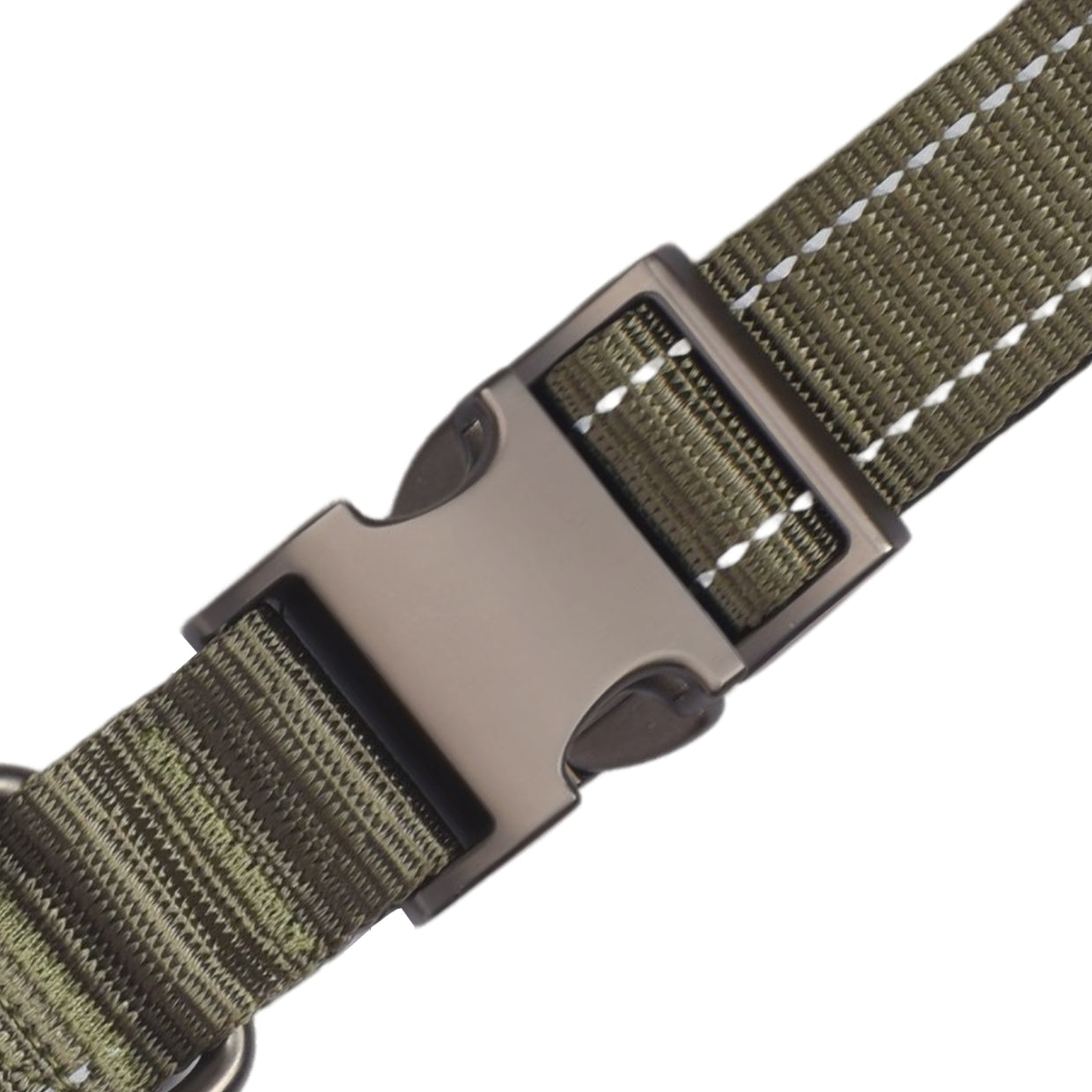 KFX-5195325 Tactical Dog Collar with Handle, Padded Interior and Dual Buckle for Comfort and Control