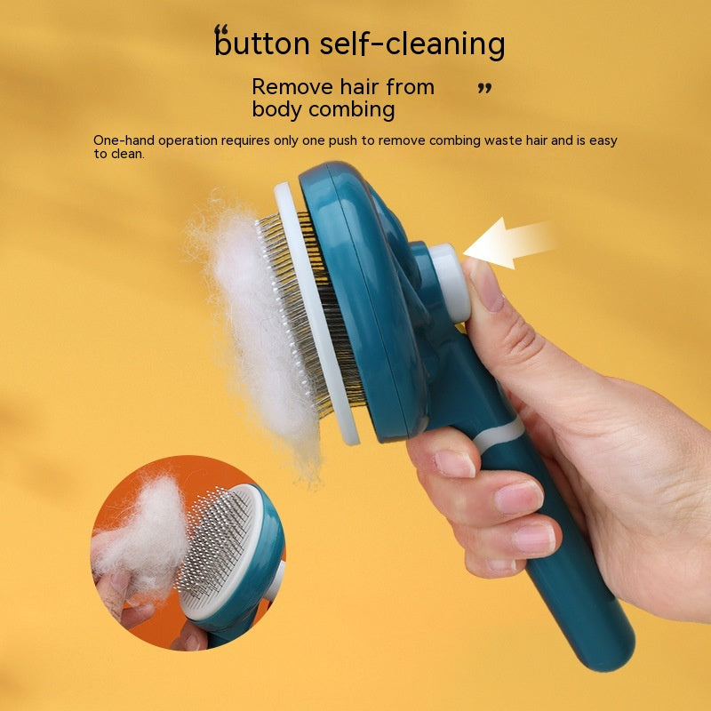 KFX-5195453 Automatic Pet Comb for Effective Hair Cleaning and Grooming