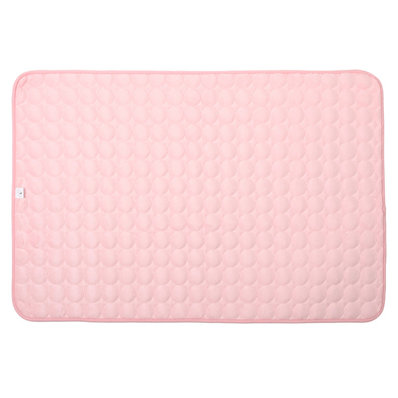 KFX-5195709 Reversible Thermal Dog Bed in Brown, Dark Gray, and Pink - Available in Sizes S and L