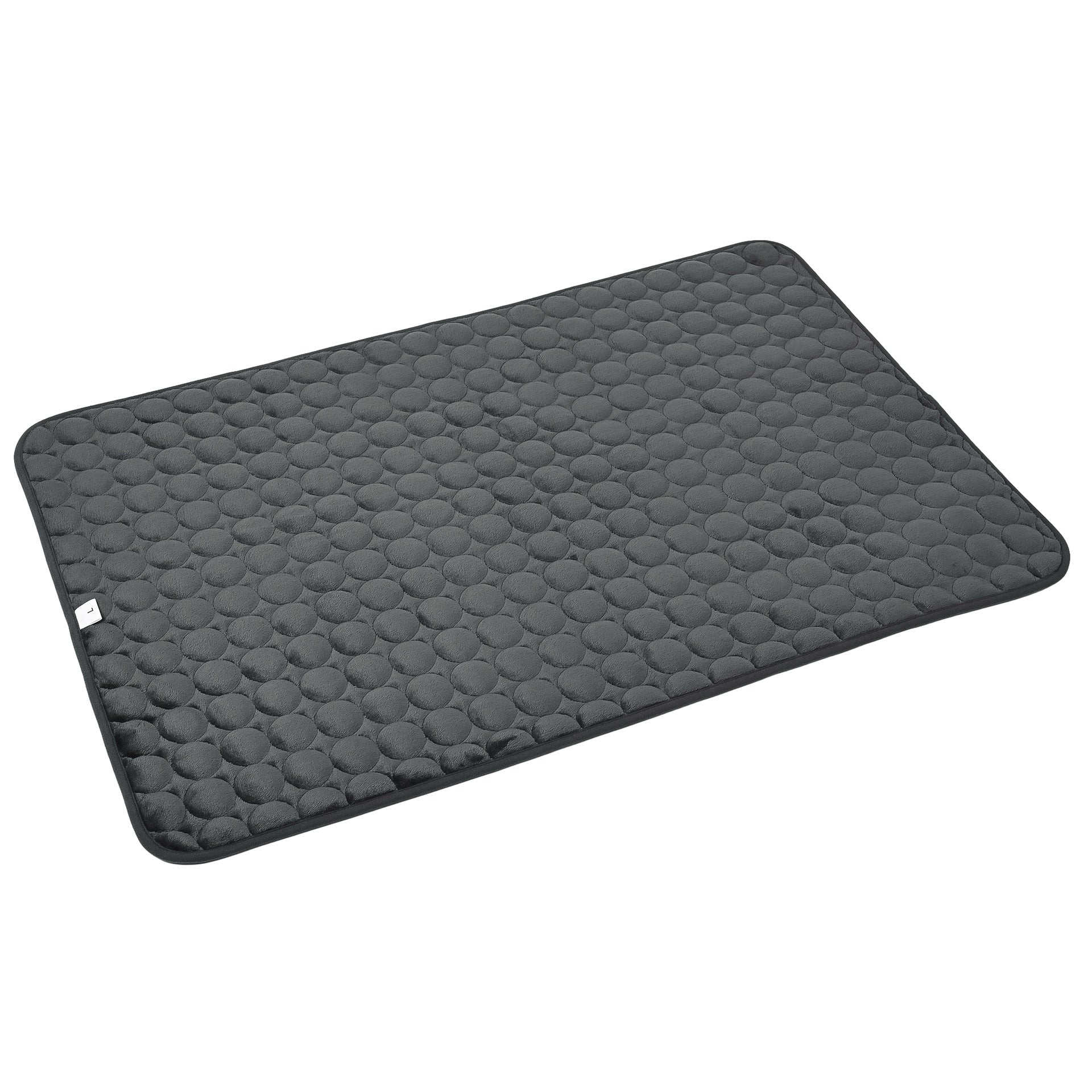 KFX-5195709 Reversible Thermal Dog Bed in Brown, Dark Gray, and Pink - Available in Sizes S and L