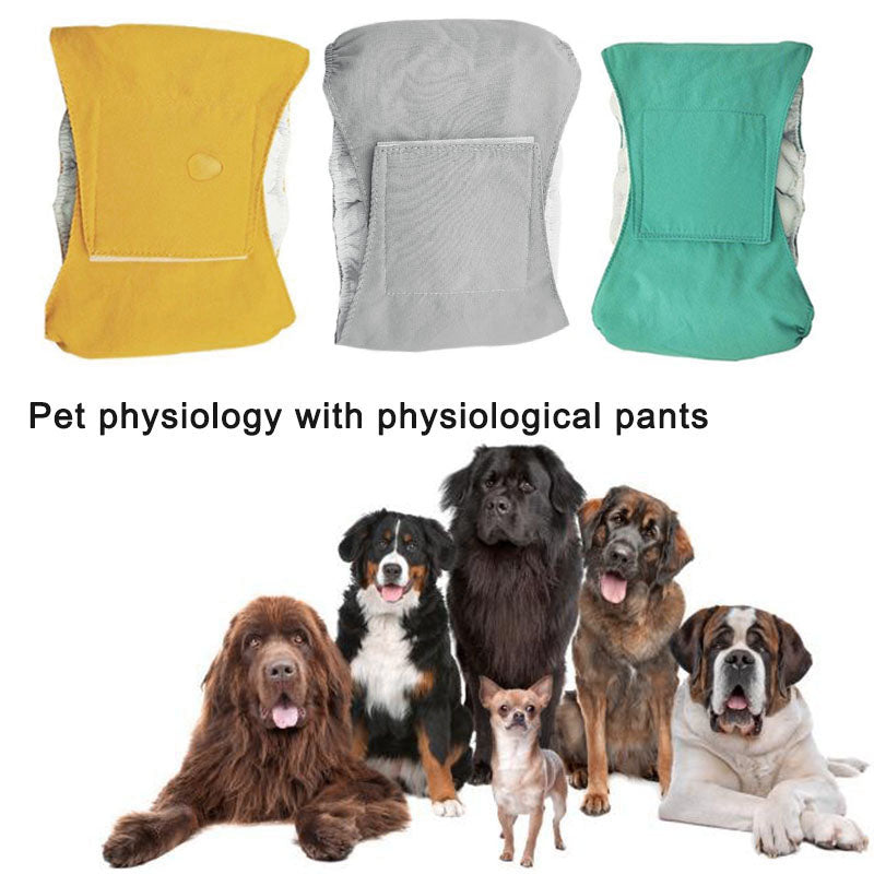 KFX-5197501 Waterproof Absorbent Cotton Diaper for Male Dogs - Soft and Comfortable for Small to Medium Breeds