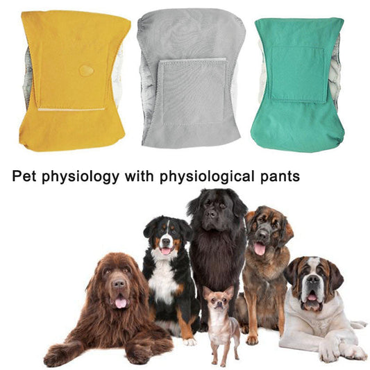 KFX-5197501 Waterproof Absorbent Cotton Diaper for Male Dogs - Soft and Comfortable for Small to Medium Breeds