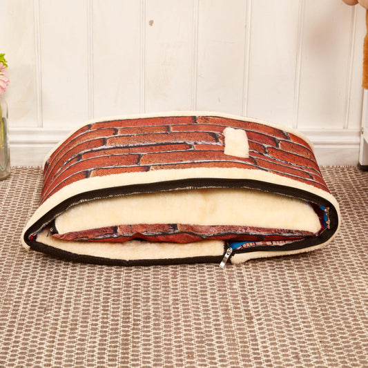 KFX-5197885 Portable Removable and Washable Dual-Purpose Pet Nest with Handle and Anti-Slip Design