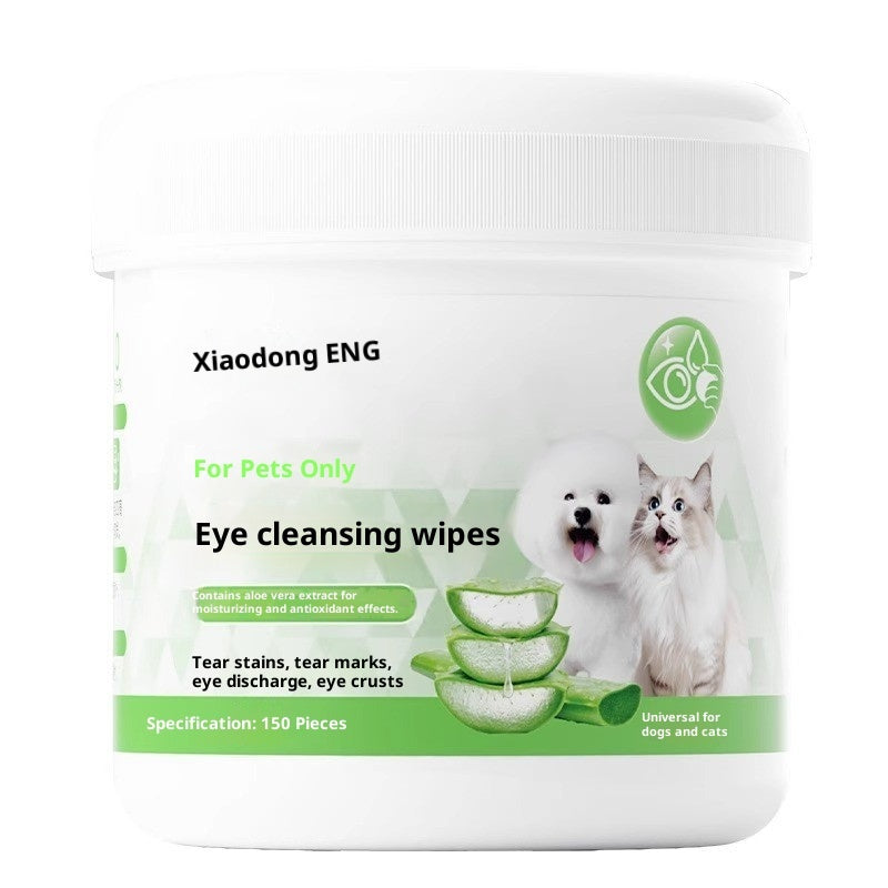 KFX-5199293 Pet Eye Cleaning Wipes - Non-Woven Fabric, 150 Count