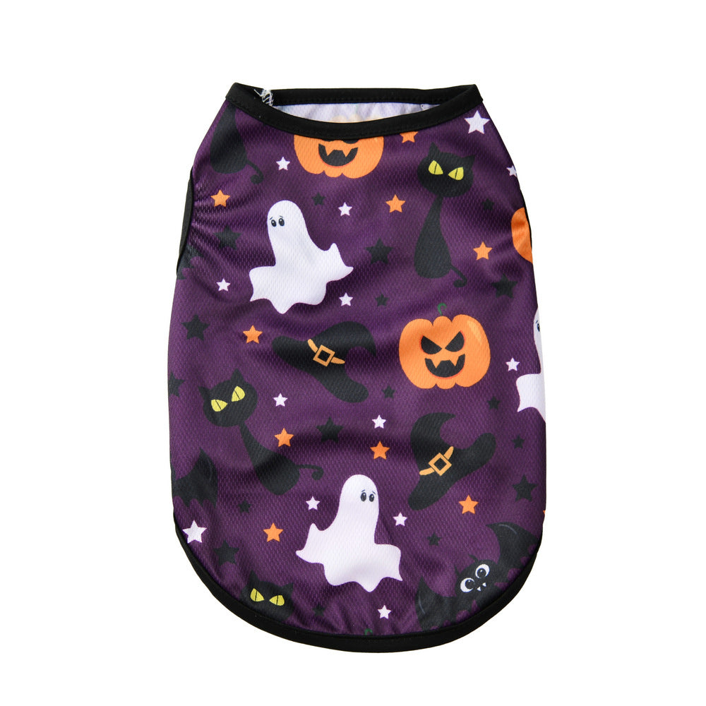 KFX-5205181 Halloween-Themed Pet Costumes for Dogs and Cats in Pumpkin Designs - Multiple Sizes Available