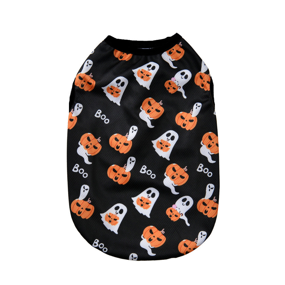 KFX-5205181 Halloween-Themed Pet Costumes for Dogs and Cats in Pumpkin Designs - Multiple Sizes Available