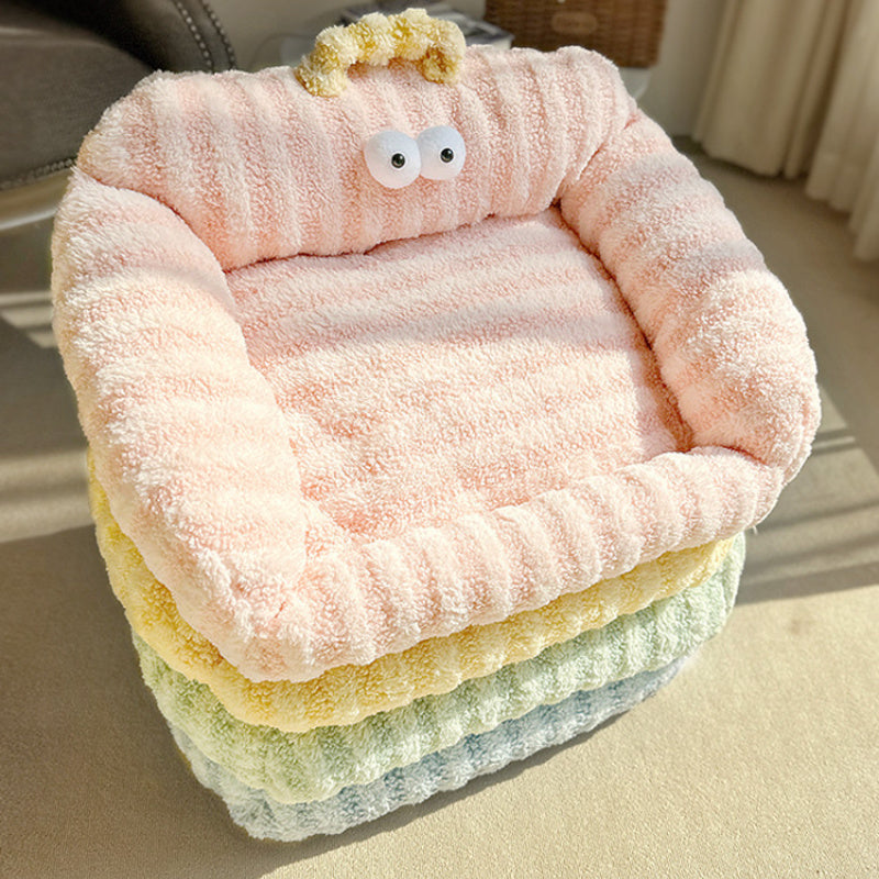 KFX-5206845 Cozy Pet Sleeping Mat for Small and Medium Dogs - Soft Cushion Winter Bed