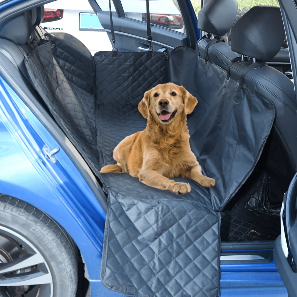 KFX-5207741 Dog Car Seat Cover - Black Oxford Fabric, 137x46x50 cm, Scratch-Resistant, Non-Slip, 4-Layer Design