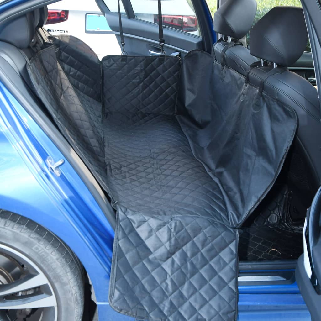 KFX-5207741 Dog Car Seat Cover - Black Oxford Fabric, 137x46x50 cm, Scratch-Resistant, Non-Slip, 4-Layer Design