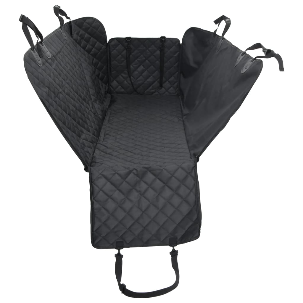 KFX-5207741 Dog Car Seat Cover - Black Oxford Fabric, 137x46x50 cm, Scratch-Resistant, Non-Slip, 4-Layer Design