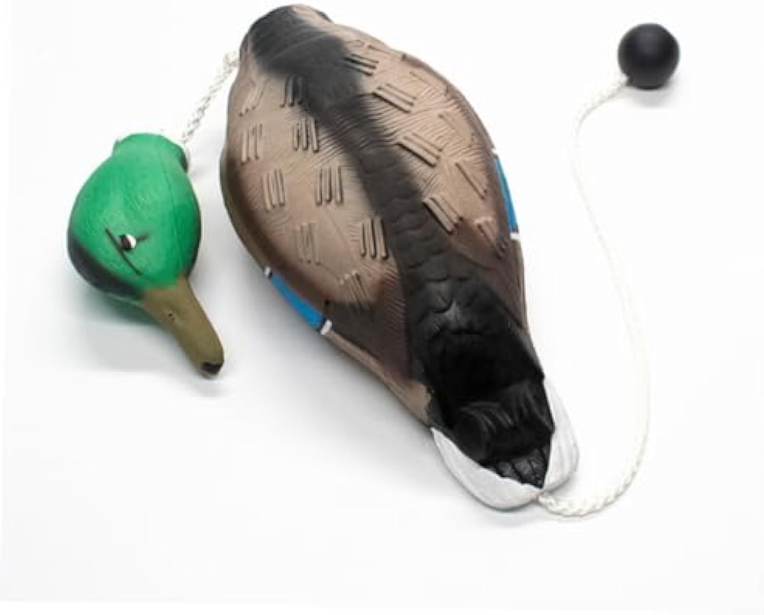 KFX-5207997 Durable Stuffed Duck Dog Toy for Aggressive Chewers - No Stuffing, Quacking Sound, Ideal for Training and Play