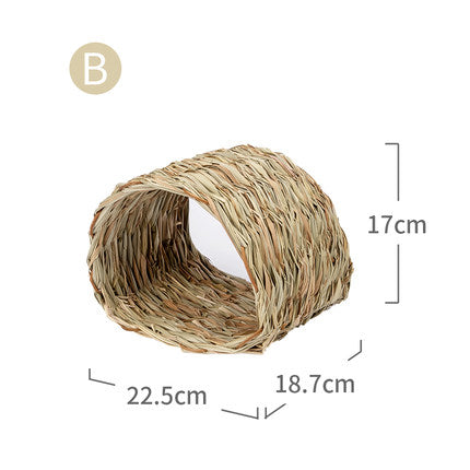 KFX-5209405 Handcrafted Natural Small Leaf Reed Molar Avoidance Nest - Two Sizes Available