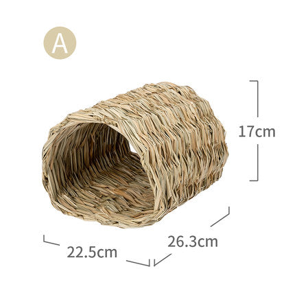 KFX-5209405 Handcrafted Natural Small Leaf Reed Molar Avoidance Nest - Two Sizes Available