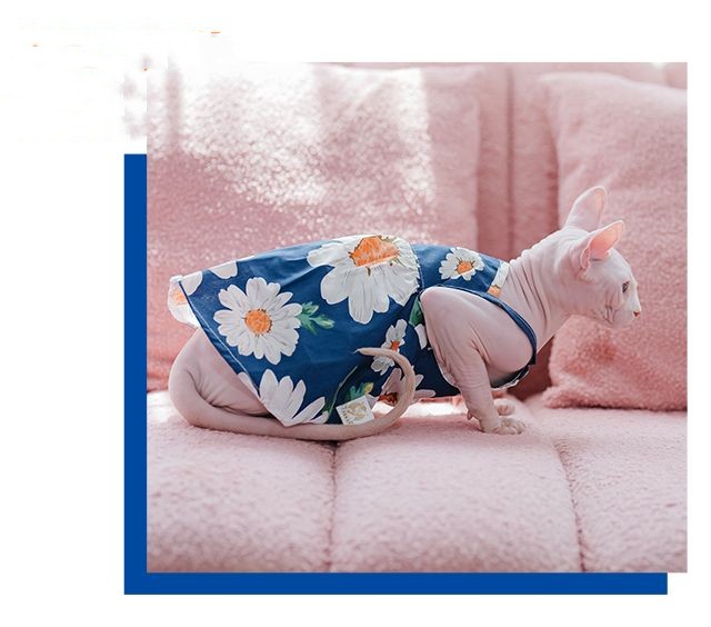 KFX-5212733 Cotton Dress for Pets in Various Sizes (XS, S, M)