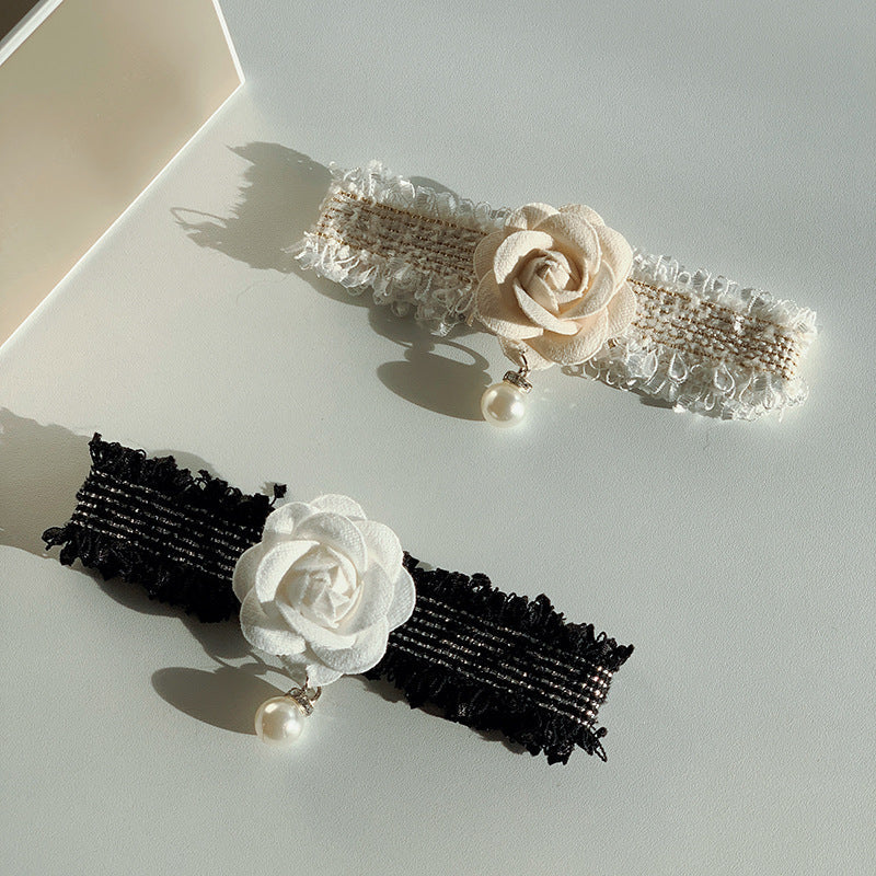 KFX-5213117 Stylish Magnolia Flower Fragrance Collar Accessory for Cats and Dogs
