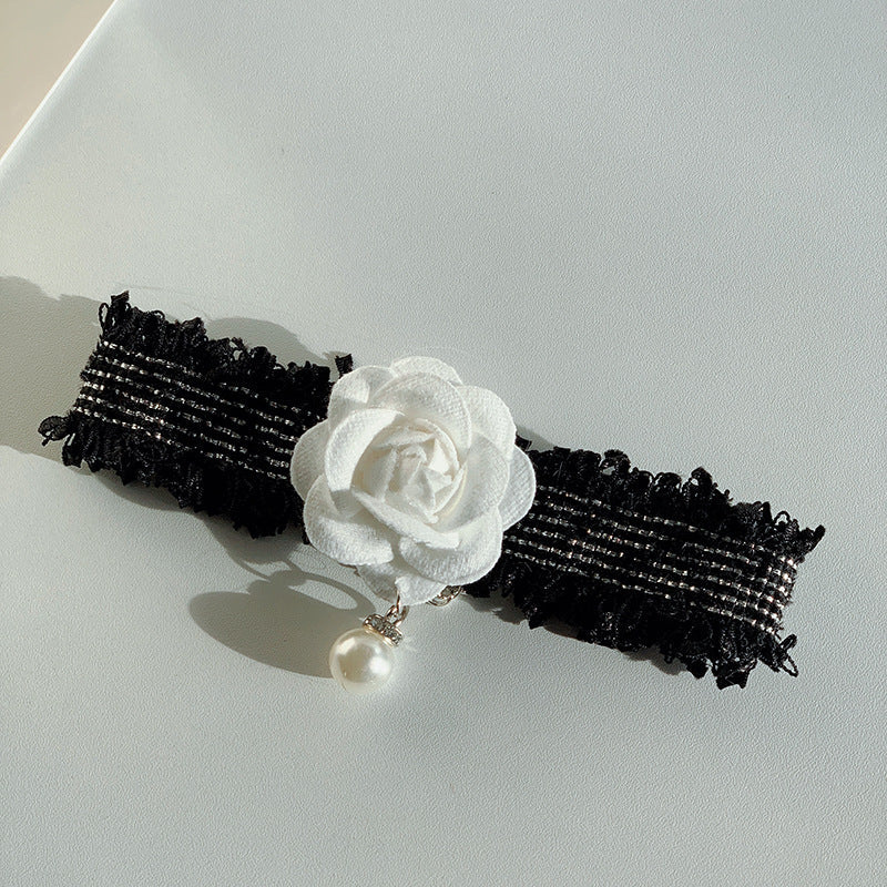 KFX-5213117 Stylish Magnolia Flower Fragrance Collar Accessory for Cats and Dogs
