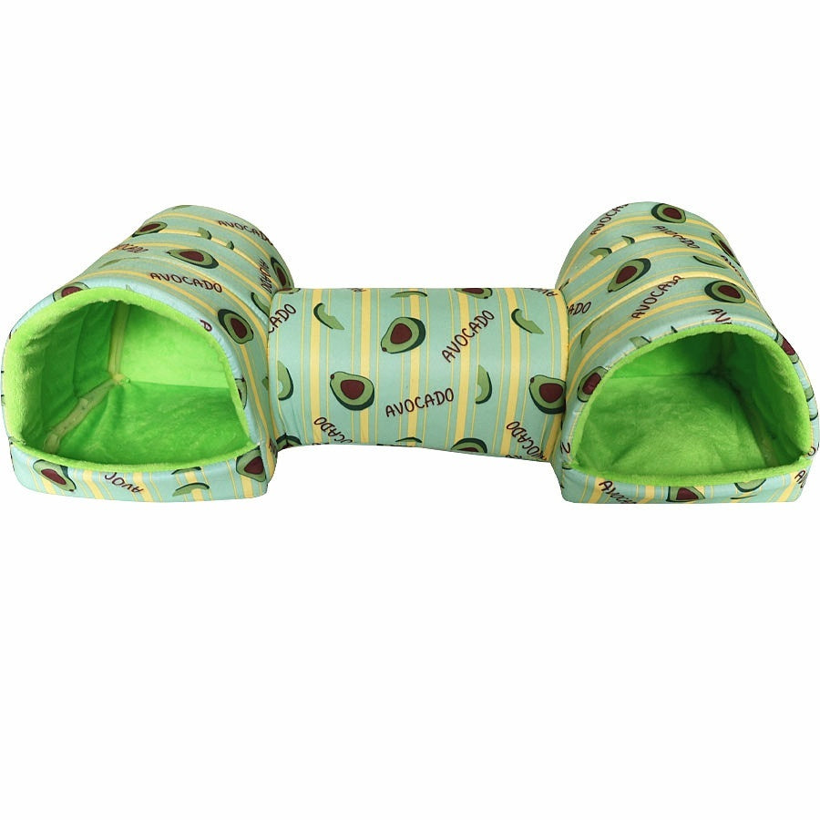 KFX-5214781 Cozy Polyester Nest for Small Pets - Warmth Retention Villa for Hamsters, Squirrels, Guinea Pigs & More