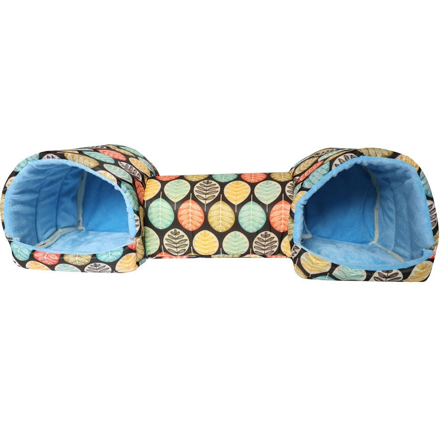KFX-5214781 Cozy Polyester Nest for Small Pets - Warmth Retention Villa for Hamsters, Squirrels, Guinea Pigs & More
