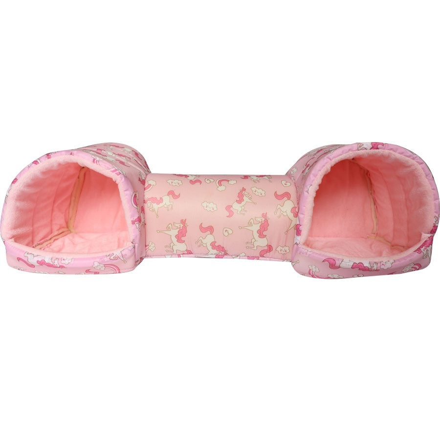 KFX-5214781 Cozy Polyester Nest for Small Pets - Warmth Retention Villa for Hamsters, Squirrels, Guinea Pigs & More