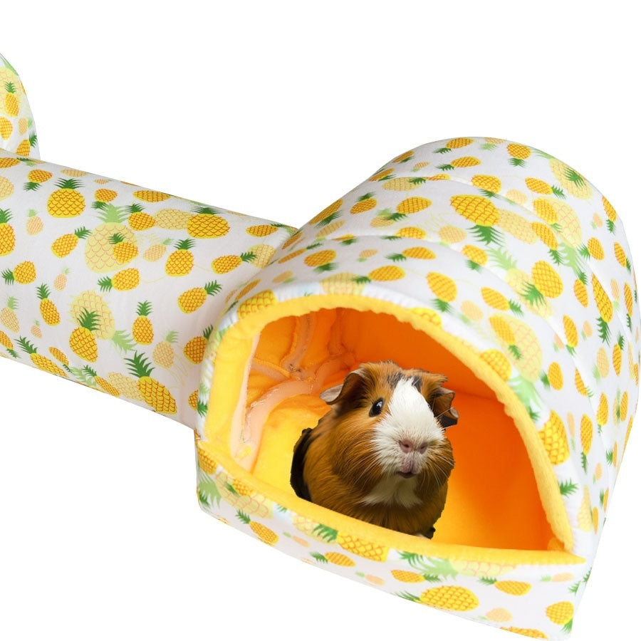 KFX-5214781 Cozy Polyester Nest for Small Pets - Warmth Retention Villa for Hamsters, Squirrels, Guinea Pigs & More