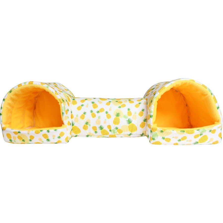 KFX-5214781 Cozy Polyester Nest for Small Pets - Warmth Retention Villa for Hamsters, Squirrels, Guinea Pigs & More