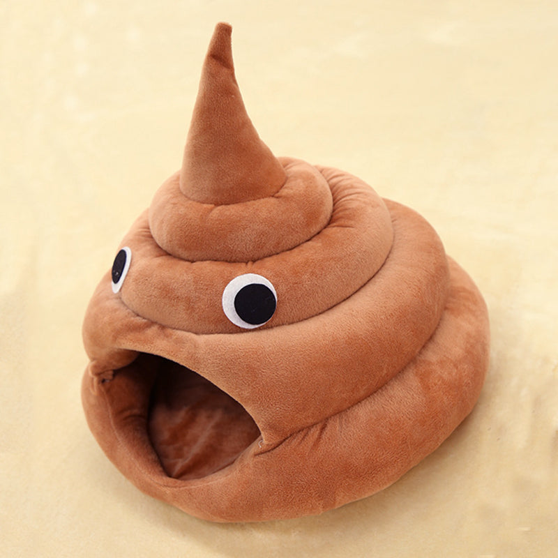 KFX-5215165 Cotton Velvet Cat Litter Box in Brown - Multiple Sizes Available