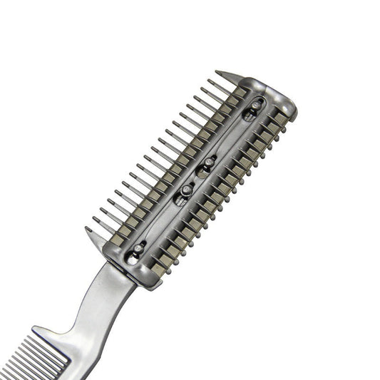 KFX-5215677 Pet Cleaning Comb for Dogs and Cats with Bonus Blade - Plastic Grooming Tool