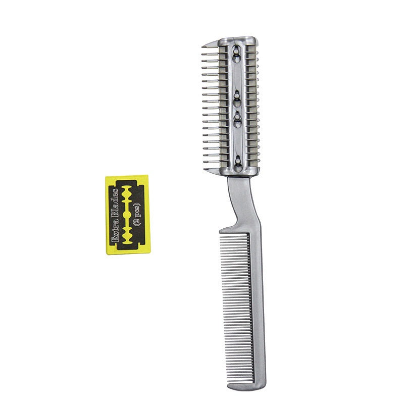 KFX-5215677 Pet Cleaning Comb for Dogs and Cats with Bonus Blade - Plastic Grooming Tool