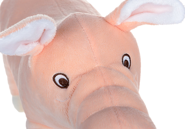 KFX-5215933 Bite-Resistant Plush Pig Toy for Pets - 37x23CM Interactive Molar Chew Toy