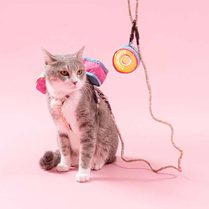 KFX-5217341 Three-in-One Canvas Travel Bag for Pets - Universal for Cats and Dogs, Available in Rose Red, Orange Yellow, Grass Green