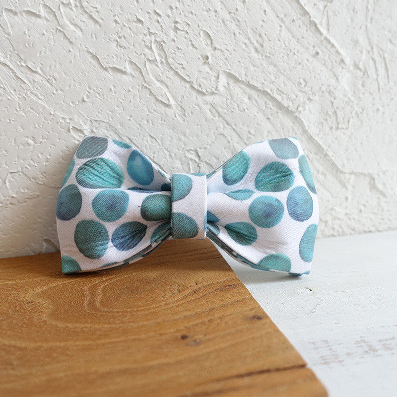 KFX-5218877 Pet Bow Collar Jewelry - Polyester Material, Multiple Sizes Available (XS to XL)