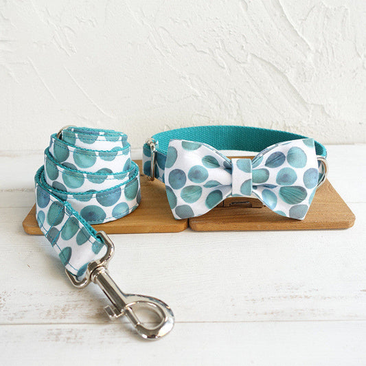 KFX-5218877 Pet Bow Collar Jewelry - Polyester Material, Multiple Sizes Available (XS to XL)