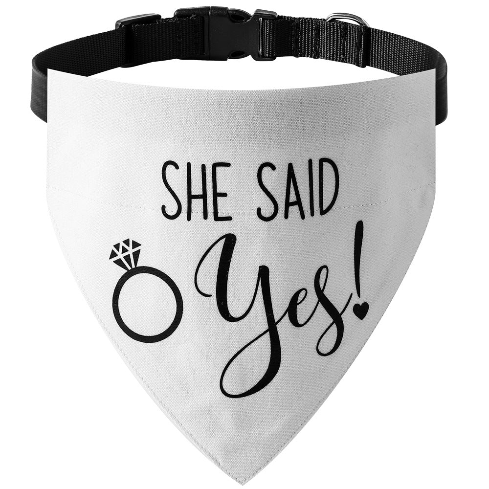 KFX-5222845 Cotton Printed Pet Dog Muzzle Towel - Fashionable & Simple Design in Various Styles