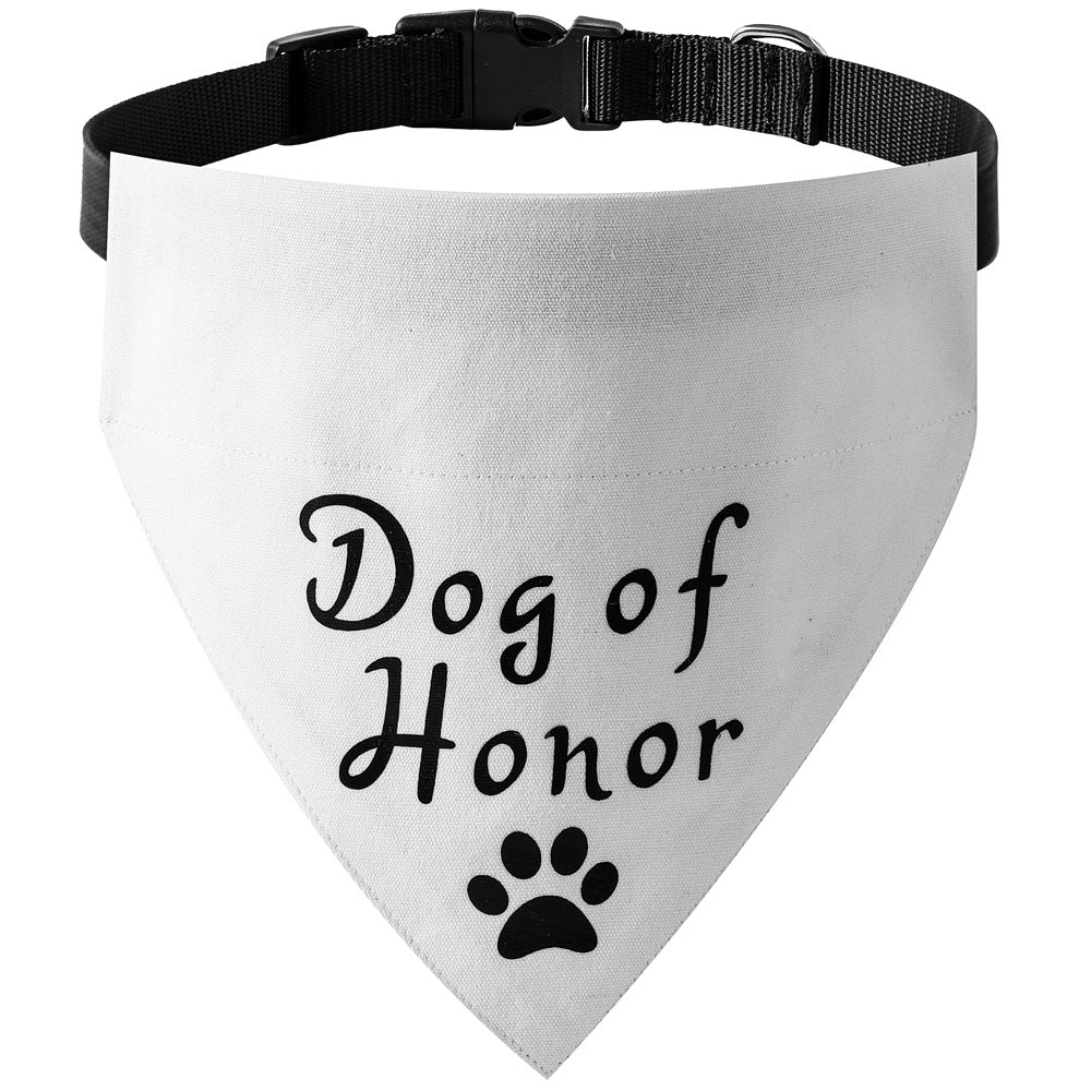 KFX-5222845 Cotton Printed Pet Dog Muzzle Towel - Fashionable & Simple Design in Various Styles