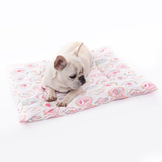 KFX-5228477 Cozy Cloth Pet Mat with Fun Designs - Multiple Sizes Available