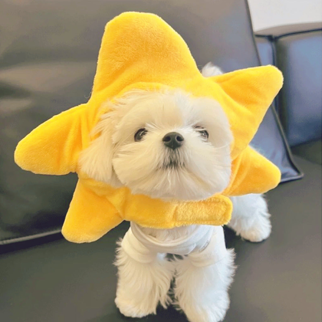 KFX-5231165 Cute Casual Winter Pet Hooded Hats - Various Styles for Small Pets