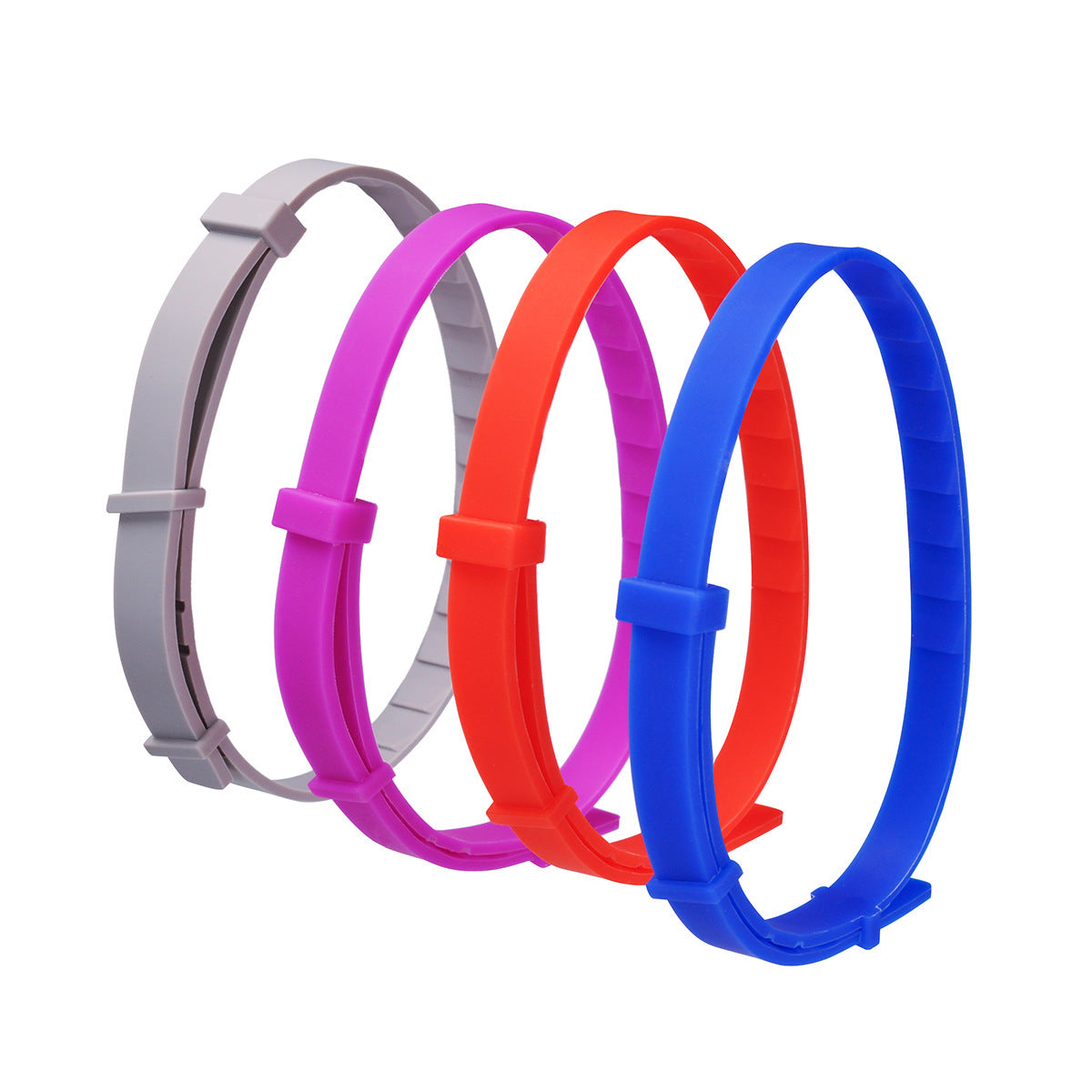 KFX-5234365 Rose Red Anti-Flea Collar for Cats and Dogs - Durable Plastic Design