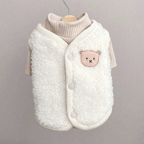 KFX-5236797 Thickened Cotton Coat for Pets - Autumn and Winter Wear for Cats and Dogs