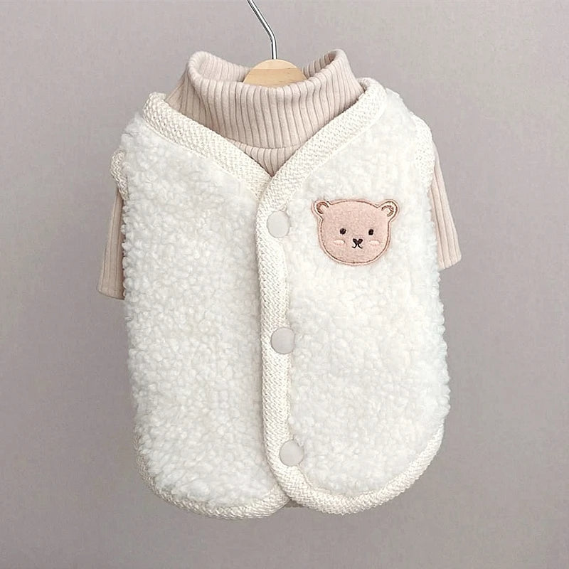 KFX-5236797 Thickened Cotton Coat for Pets - Autumn and Winter Wear for Cats and Dogs