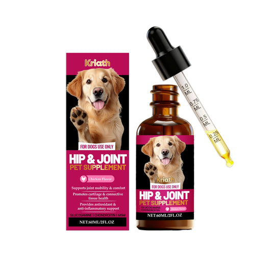 KFX-5238205 Joint Support Drops for Dogs - Natural Ingredients for Mobility and Comfort